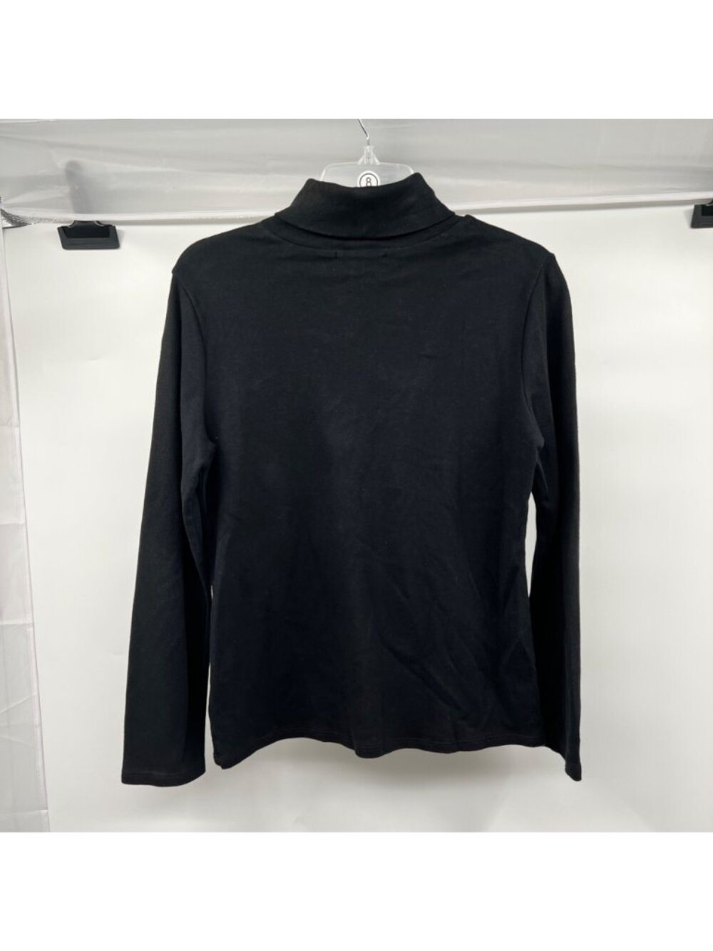 Lauren Ralph Lauren Women Turtleneck Top Long Sleeve Black Size Large - Picture 7 of 8